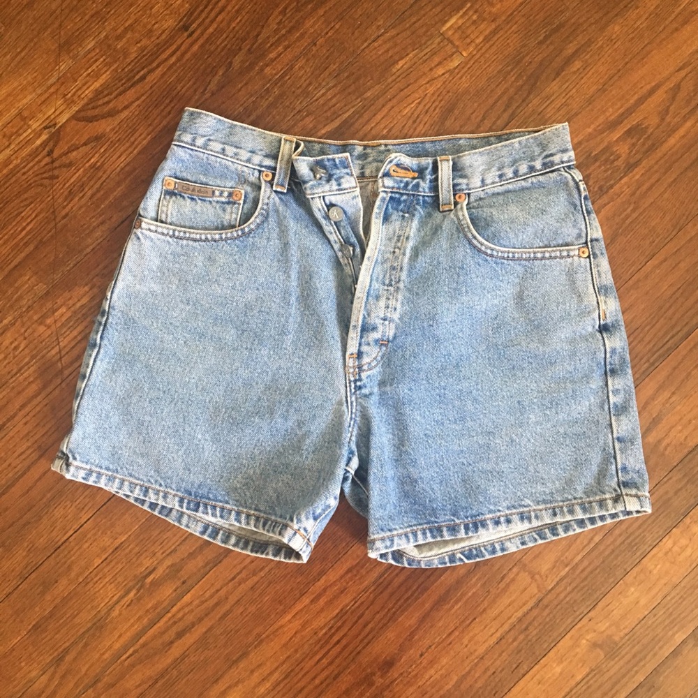 Calvin Klein Vintage High Waist Jean Shorts